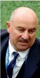  ?? (Reuters) ?? Di ferro Stanislav Cherchesov: la sua Russia è ai quarti, comunque vada un gran risultato