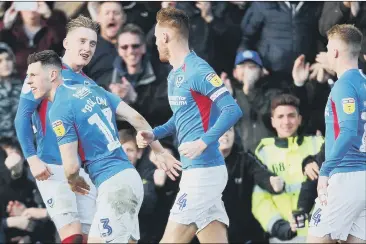  ?? Picture: Joe Pepler ?? Sunderland 2-0 at Fratton Park in February 2020 – the last time the sides met