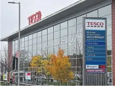  ??  ?? Tesco has seen huge demand for home delivery slots.