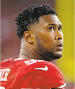  ?? Scott Strazzante / The Chronicle 2016 ?? The 49ers want to maximize the number of 1-on-1 situations for DeForest Buckner.