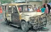  ?? HT PHOTO ?? Violence had erupted between two communitie­s at Baduria over an alleged blasphemou­s Facebook post.