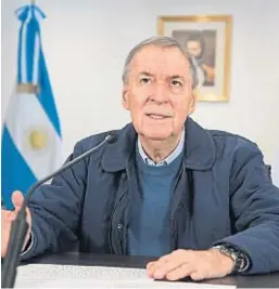  ?? CENTRO CÍVICO ?? SCHIARETTI. El gobernador asumió un costo político alto por la reforma.