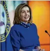  ?? J. SCOTT APPLEWHITE / AP ?? Speaker of the House Nancy Pelosi says the bill “doesn’t come close to addressing the problems.”