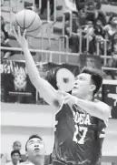  ??  ?? FORMER PBA player Robert Sanz hopes to lead to PDEA to its first win.