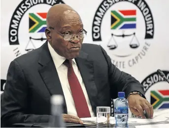  ?? / THULANI MBELE ?? Former president Jacob Zuma maintains he has not been able to attend the Zondo inquiry into state capture because of a serious medical condition.