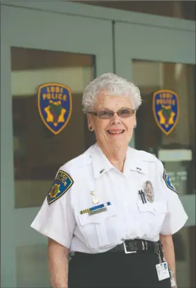  ?? NEWS-SENTINEL FILE PHOTOGRAPH ?? Lodi Police partner Pat Freeman is pictured outside the department in Lodi on Jan. 14, 2016.