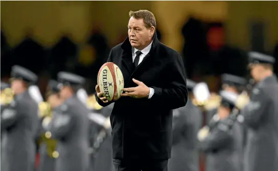  ?? GETTY IMAGES ?? All Blacks coach Steve Hansen is yet to declare his intentions about his future but New Zealand Rugby has indicated a willingnes­s to keep him beyond 2019.