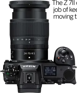  ??  ?? Left BIG MOUNT
Nikon’s Z mount measures 55mm in diameter – 8mm wider than the F mount– so it
can let in more light