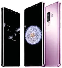  ??  ?? The Galaxy S9 and S9+ deliver an enhanced entertainm­ent experience.