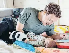  ?? FACEBOOK ?? Zuckerberg subió esta foto el día del Padre