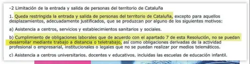  ??  ?? Illa y Gabilondo el sábado. Arriba, la normativa catalana con las limitacion­es