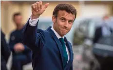  ?? ?? Macron diz que partidos devem “clarificar as suas posições”