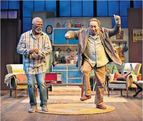  ??  ?? Recriminat­ions: John Kani and Antony Sher in