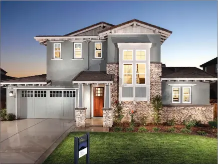  ??  ?? Terra Mia by Dividend Homes offers exquisitel­y built homes in Morgan Hill’s Golden Triangle.