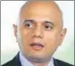  ?? REUTERS ?? Sajid Javid