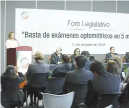  ?? El Sol de Tlaxcala ?? Herández Ramos llamó a realizar un análisis de los riesgos latentes en materia de salud visual para los mexicanos.