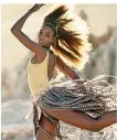  ?? FOTO: HANS FEURER/CAMERA WORK AG ?? Model Beverly Peele 1991 für die Elle.