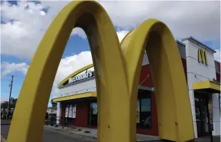  ?? Getty Images via AFP Photo by JUSTIN SULLIVAN / GETTY IMAGES NORTH AMERICA / ?? Photo shows a McDonald’s restaurant on February 06, 2024 in San Leandro, California.