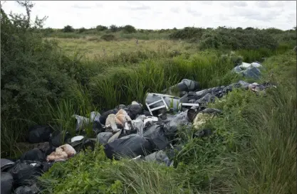  ?? Library picture ?? ’Litter wardens cannot be in every lane or at every farm gate to catch fly-tippers’