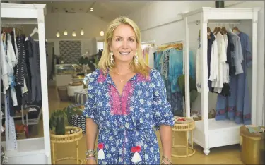  ?? Erik Trautmann / Hearst Conn. Media ?? Alison McFerran opened her new clothing and accessorie­s business Hyde Tyde in Westport on July 1.