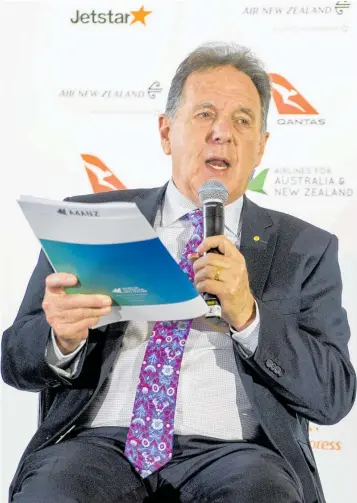  ?? Photo / Supplied ?? Auckland Airport’s monopoly position had allowed it to run down its facilities, says A4ANZ chairman Graeme Samuel.