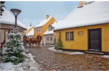  ?? FOTO: VISIT ODENSE ?? In diesem Haus im dänischen Odense soll Hans Christian Andersen 1805 zur Welt gekommen sein.