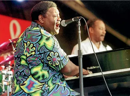  ?? PHOTO: REUTERS ?? New Orleans rhythm and blues legend Fats Domino performs at the 30th Annual New Orleans Jazz and Heritage in 1999.