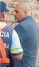  ??  ?? Captura. El momento en que Cipolla es detenido por policías.