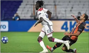  ??  ?? A l’aller, Bertrand Traoré et l’OL n’avaient pu faire mieux qu’un match nul.