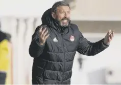  ??  ?? 0 Derek Mcinnes is hopeful ahead of season-defining eight days.