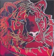  ??  ?? AMONG THE reportedly stolen pieces were two signed prints from Warhol’s 1983 “Endangered Species” collection: Siberian Tiger and Bald Eagle. The latter may have been sold at an auction in October 2011.