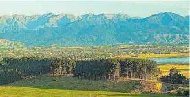  ??  ?? There has been no significan­t dump of snow on the Tararua Ranges near Levin so far this winter.