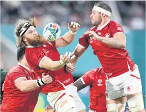  ??  ?? Canada took part in the 2019 Rugby World Cup thanks to their win over Hong Kong in a play-off.