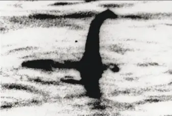  ?? Associated Press ?? Some people believe this undated photo shows the Loch Ness monster. For hundreds of years, visitors to Scotland’s Loch Ness have described seeing the creature there.