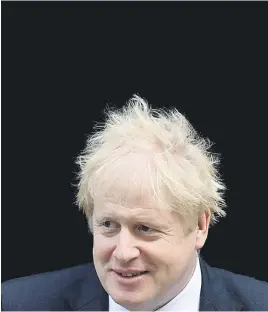  ?? Picture: Reuters ?? ATTACK MODE. Britain’s Prime Minister Boris Johnson in Downing Street, London, yesterday.