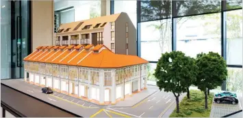  ?? ?? Atlassia is a boutique mixed-use developmen­t with conservati­on shophouses in Joo Chiat