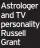  ??  ?? Astrologer and TV personalit­y Russell Grant