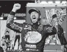  ?? [TERRY RENNA/THE ASSOCIATED PRESS] ?? Martin Truex Jr. will return as defending Cup champion next season, when NASCAR will lack any star drivers.