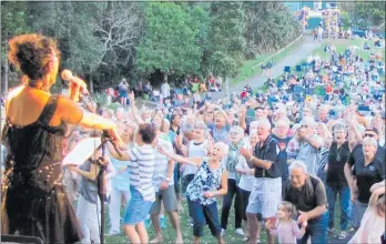  ??  ?? Get ready to dance into the twilight at Katikati’s Summer Concerts with some fantastic acts lined up for 2019.