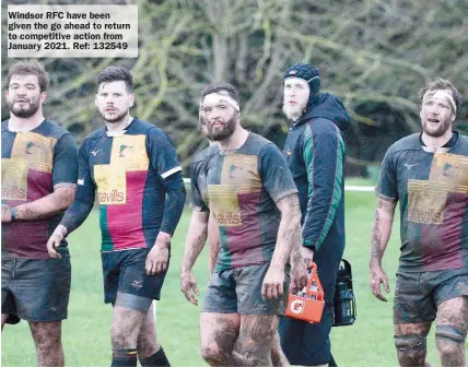  ??  ?? Windsor RFC have been given the go ahead to return to competitiv­e action from January 2021. Ref: 132549