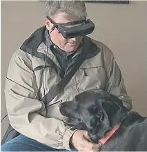  ??  ?? Angel investors iGan Partners have helped fund the developmen­t of eSight glasses, which can help visually impaired people see.