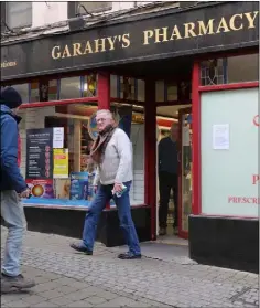  ??  ?? Garahy’s Pharmacy in Enniscorth­y.