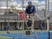  ?? ?? St. Francis of Brooklyn college tennis players made it to the NCAA finals, where they lost 4-0 to Columbia in the program’s last match before the school discontinu­es it.