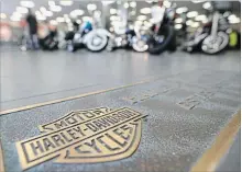  ?? KEITH SRAKOCIC THE ASSOCIATED PRESS ?? Harley-Davidson, facing rising costs from tariffs, will begin shifting the production of motorcycle­s heading for Europe to factories overseas.