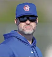  ?? AP PHOTOS ?? Former Sox manager Rick Renteria (left) finished second to the Rays’ Kevin Cash in AL Manager of the Year balloting announced Tuesday. Cubs manager David Ross (right) finished third in NL voting.