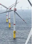  ?? FOTO: DPA ?? Offshore-Windpark Nordsee 1.