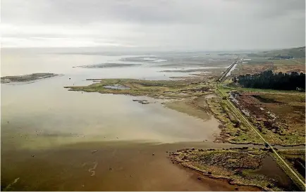  ?? PHOTO: DAVID WALKER/STUFF ?? Lake Ellesmere is one of the most polluted lakes in the country.