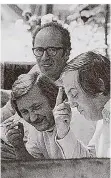  ?? FOTO: EDITION KARLSBERG ?? 1971 mit den Freunden Hans Dahlem (l.) & Leo Kornbrust.