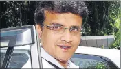  ?? PTI ?? Cricket Advisory Committee member Sourav Ganguly.