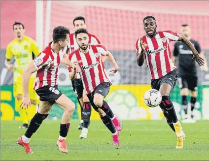  ?? FOTO: ATHLETIC ?? Una detrás de otra
El Athletic tratará hoy de sumar la segunda victoria consecutiv­a tras derrotar el domingo al Atlético